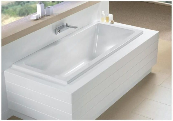 Акриловая ванна с усиленным каркасом и сифоном Riho Lusso 180x80 BA9800500000000