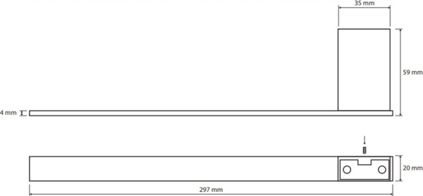 Держатель для полотенец Bemeta Via L 135004044