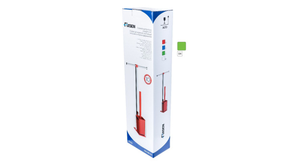 Стойка напольная б/д двойной + ерш Fixsen Rainbow FX-32-04 зеленая