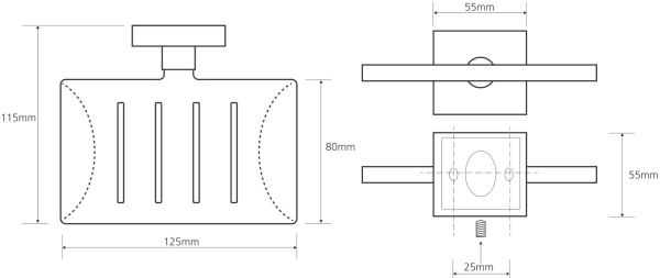 Мыльница для ванной Bemeta Beta 132208082