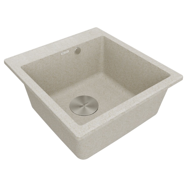 Мойка KANTE 50, IT-GRANIT, PM105152-BE, бежевый, 510х520, Paulmark
