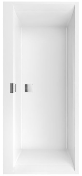 Ванна Villeroy & Boch Squaro Edge 12 1700 x 750 мм, квариловая, UBQ170SQE2DV-01