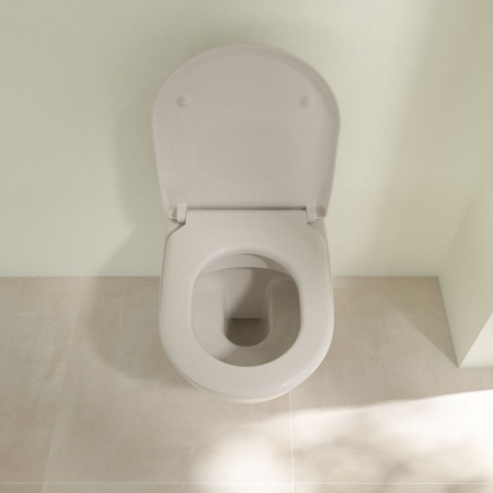Унитаз Villeroy & Boch Subway 2.0, подвесной, открытый смыв, 5614R0R3