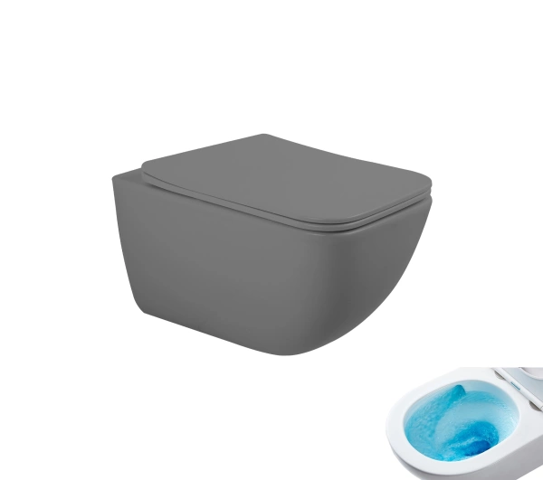 Подвесной унитаз Gid Tr2143TF-Dgm