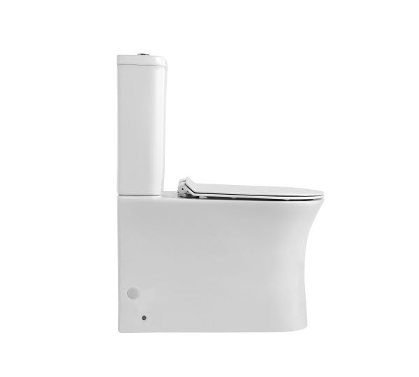 Унитаз-компакт Agger AT01000 безободковый, сиденье с микролифтом