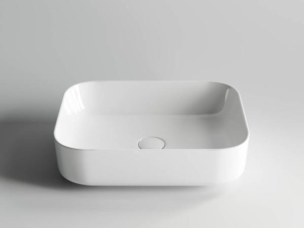 Умывальник Ceramicanova чаша накладная квадратная Element 425x425x145мм