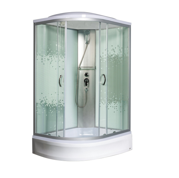 Душевая кабина Мономах 120/80/24 МЗ R, 1200х800х2100, асимметричная