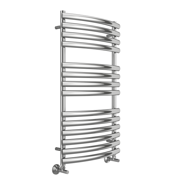 Полотенцесушитель водяной TERMINUS Капри П14 500х1000 в комплекте с вентилями 3/4 на 1/2