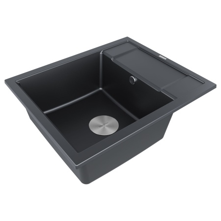 Мойка FLUGEN 50-600, IT-GRANIT, PM216050-BLM, черный, 600х500 мм, Paulmark