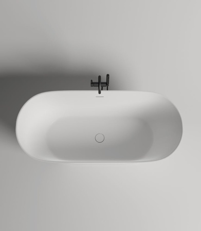 Ванна отдельностоящая Salini MONA 180x80, S-Stone, матовый белый 102921M