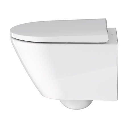 Duravit D-Neo Унитаз подвесной 48х37см, безободковый, сиденье микролифт, цвет: белый 45880900A1 (2588090000+0021690000)