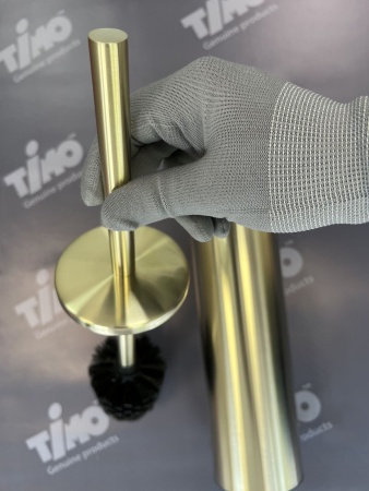 Ершик для унитаза Timo Saona 13161/17, матовое золото