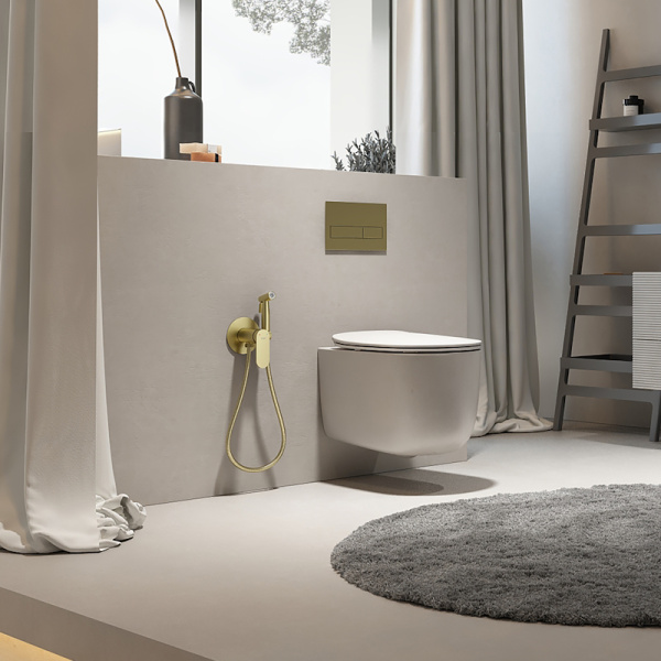 Гигиенический душ со смесителем  Raglo R10.52.05, сатин