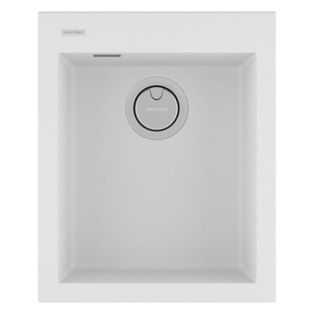Мойка DECORATION 41, ACRYSTONE, PM934150-WH, WHITE, 410х500 мм, Paulmark