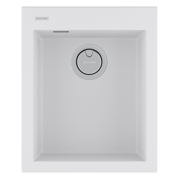Мойка DECORATION 41, ACRYSTONE, PM934150-WH, WHITE, 410х500 мм, Paulmark