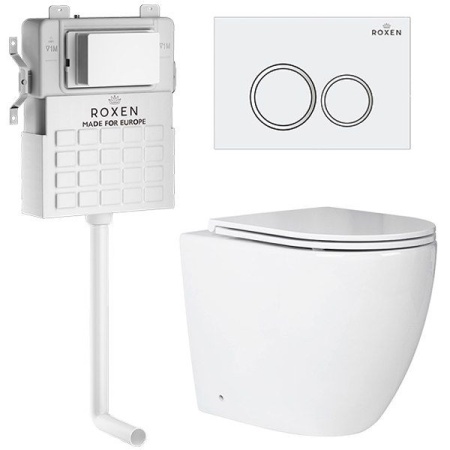 Комплект 5 в 1 RoxenBath Attach 966869 (состоит из: 710215, Santi 410260W; 650185-01)