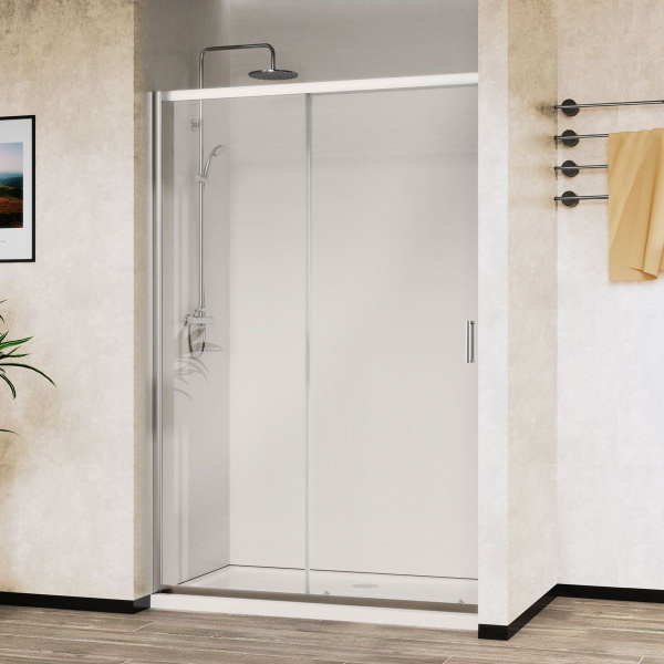 Душевая дверь Vincea City VDS-5CT120CL, 1200, хром, стекло прозрачное