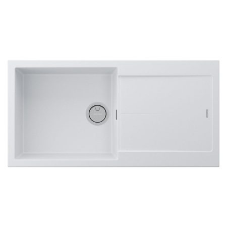 Мойка EXTENSIO 99, ACRYSTONE, PM989950-WH, WHITE, 990х500 мм, Paulmark