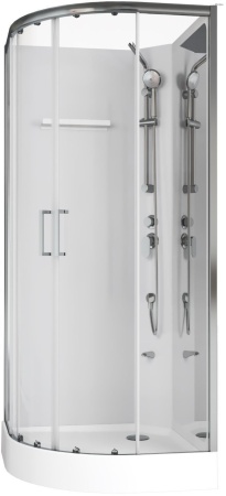 Душевая кабина Aquanet Passion R 2.0 90x90, прозрачное стекло