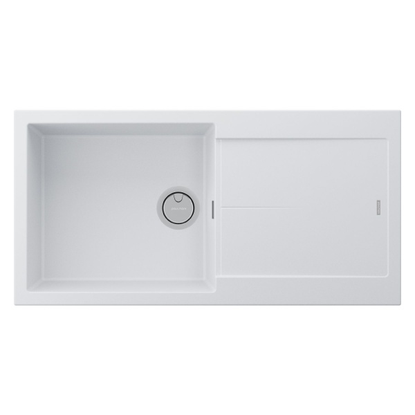 Мойка EXTENSIO 99, ACRYSTONE, PM989950-WH, WHITE, 990х500 мм, Paulmark