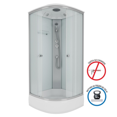 Душевая кабина Niagara Eco E100/26/MT (100х100х215)