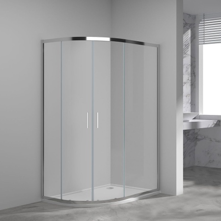 Душевой уголок Vincea Garda VSJ-1G129CL, 1200*900, хром, стекло прозрачное