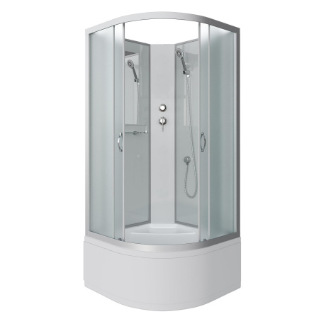 Душевая кабина Niagara Classic NG-2308-14BK 90х90х200, высокий поддон 40 см, стекло матовое