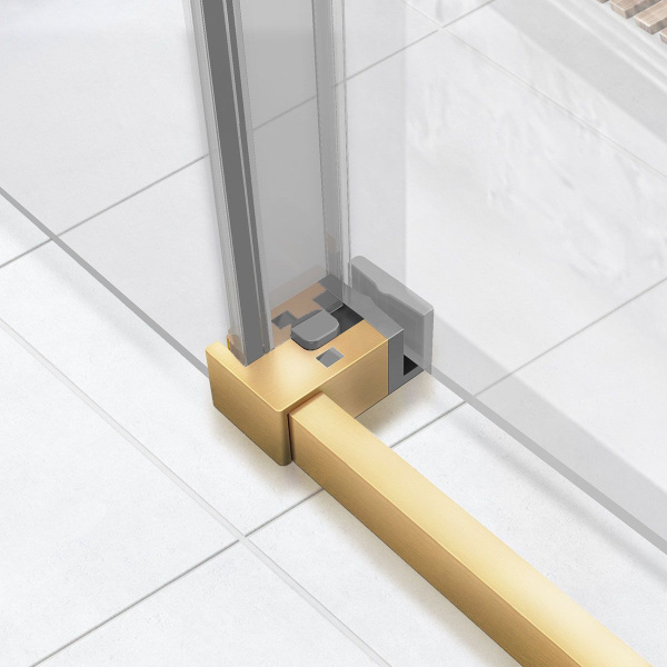 Душевая дверь Vincea Slim Soft VDS-1SS120CLG, 1200, брашированное золото, стекло прозрачное
