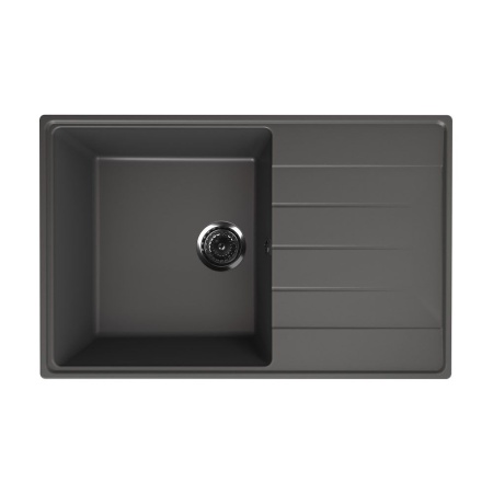 Кухонная мойка Ulgran Quartz Prima 780-09, мокрый асфальт