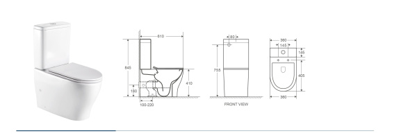 Унитаз компакт WeltWasser WW SK ANGERBACH 001 GL-WT белый глянец