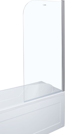 Шторка для ванны Aquanet SG-750, прозрачное стекло