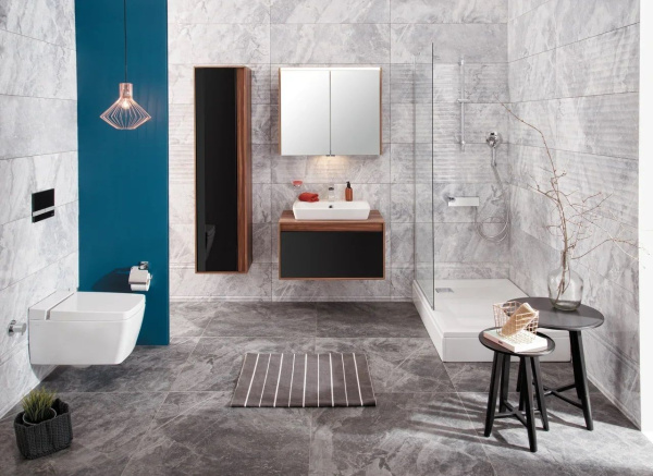 Зеркало-шкаф VitrA Metropole 80 58211 сливовое дерево