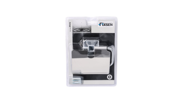 Бумагодержатель с крышкой Fixsen Metra FX-11110