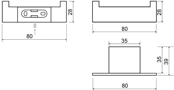 Крючок для полотенец Bemeta Via 135006032