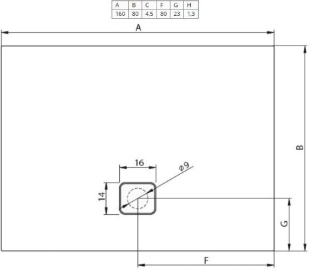 Душевой поддон Riho Basel 410 DC200050000000S 160x80
