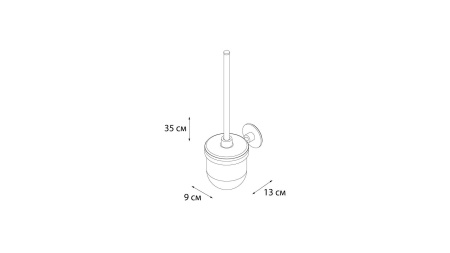 Ерш настенный Fixsen Round FX-92113