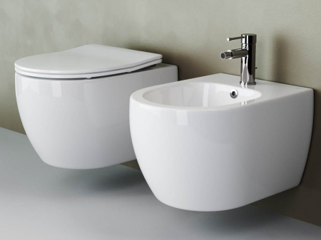 Подвесное биде Ceramicanova Play, белый, CN3002