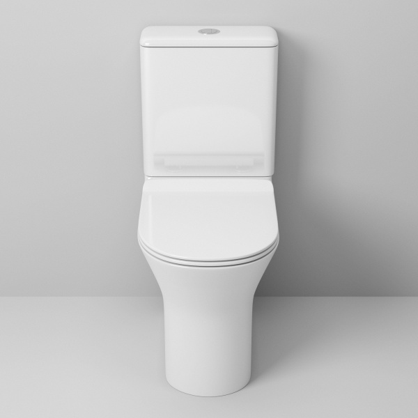 Унитаз Grossman GR-4443S (640х350х830) напольный безободковый с тонкой крышкой