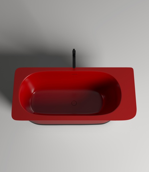 Ванна отдельностоящая Salini NINFEA 180x82, S-Stone, матовый белый 102721M