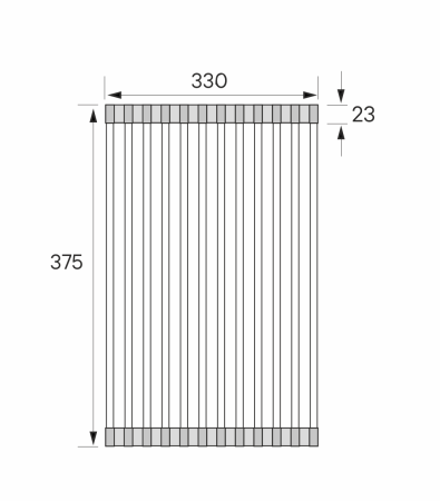 Ролл-мат STEP, R375-GM, вороненая сталь, 330х375мм, Paulmark