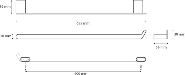 Полотенцедержатель Bemeta Organic 157104371