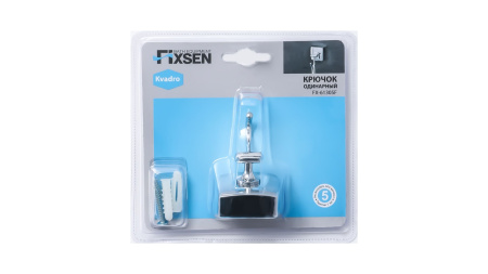 Крючок одинарный Fixsen Kvadro FX-61305F