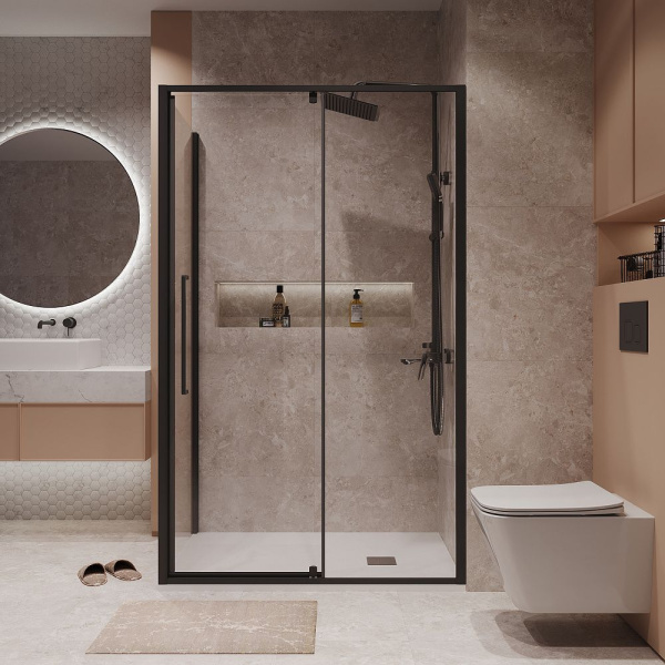 Душевое ограждение Niagara Nova NG-85-12AB-A80B-34 (120*80*195) прямоугольник, двери распашные