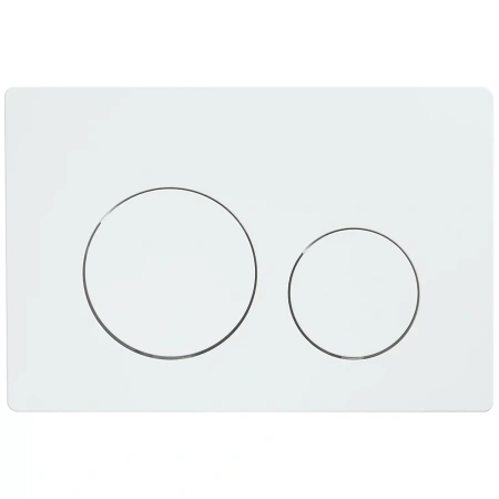 Кнопка смыва Veconi FLUSH V2, FLV2-W, 240х162х10, пластик, белый глянец