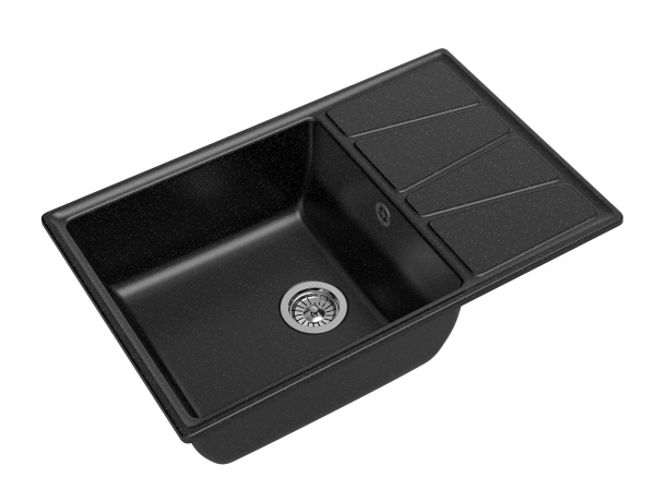 Кухонная мойка GranFest VERTEX V-780L черный