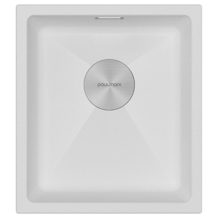 Мойка LUMI 41UNI, IT-GRANIT, LU41-WH, белый, 410х460, Paulmark