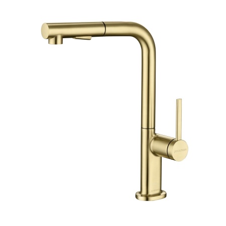 Смеситель для кухни NEO, светлое золото, Ne214419-LG, Paulmark
