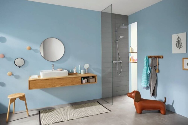 Hansgrohe Croma E Showerpipe 280 1jet Душевой набор с термостатом хром 27630000