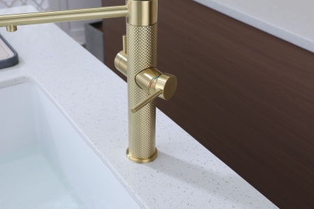 Смеситель для кухни NEXUS DIAMOND, светлое золото, Nd613999-LG, Paulmark-Starke