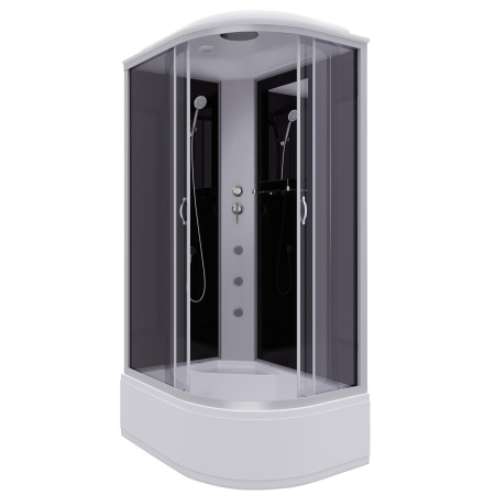 Душевая кабина Niagara Classic NG-2510-14LG 120х80х215, высокий поддон 40 см, стекло тонированное